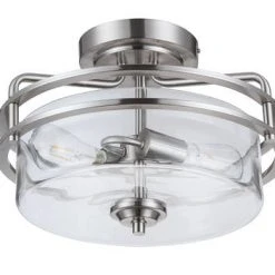 Wholesale ✔️ Patriot Lighting® Joska Brushed Nickel 2-Light Semi-Flush Mount Ceiling Light 🛒 13 Wholesale ✔️ Patriot Lighting® Joska Brushed Nickel 2-Light Semi-Flush Mount Ceiling Light 🛒 -Patriot Light Store 20710 B