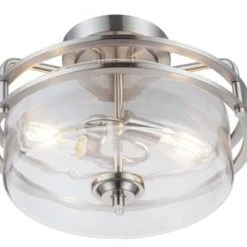 Wholesale ✔️ Patriot Lighting® Joska Brushed Nickel 2-Light Semi-Flush Mount Ceiling Light 🛒 17 Wholesale ✔️ Patriot Lighting® Joska Brushed Nickel 2-Light Semi-Flush Mount Ceiling Light 🛒 -Patriot Light Store 20710 D