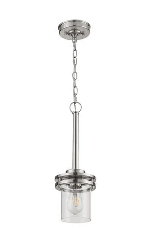 Outlet 🧨 Patriot Lighting® Joska Brushed Nickel 1-Light Mini Pendant 🎉 5 Outlet 🧨 Patriot Lighting® Joska Brushed Nickel 1-Light Mini Pendant 🎉 - Image 3