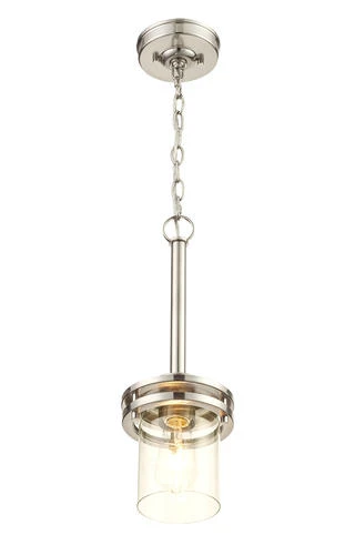 Outlet 🧨 Patriot Lighting® Joska Brushed Nickel 1-Light Mini Pendant 🎉 7 Outlet 🧨 Patriot Lighting® Joska Brushed Nickel 1-Light Mini Pendant 🎉 - Image 5