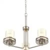 Best deal ⌛ Patriot Lighting® Joska 3-Light Brushed Nickel Chandelier 👏 -Patriot Light Store 20714 B