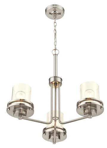 Best deal ⌛ Patriot Lighting® Joska 3-Light Brushed Nickel Chandelier 👏 3 Best deal ⌛ Patriot Lighting® Joska 3-Light Brushed Nickel Chandelier 👏