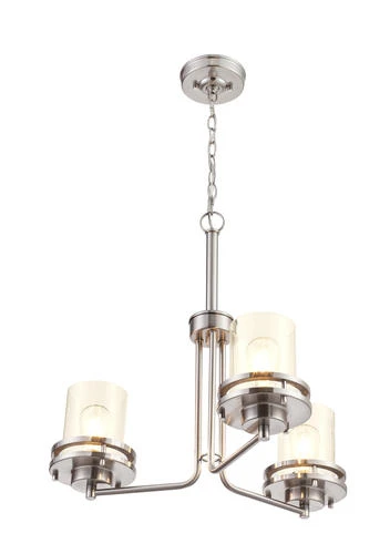 Best deal ⌛ Patriot Lighting® Joska 3-Light Brushed Nickel Chandelier 👏 10 Best deal ⌛ Patriot Lighting® Joska 3-Light Brushed Nickel Chandelier 👏 - Image 8