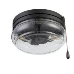 Budget ✨ Patriot Lighting® Talia Matte Black 2-Light Flush Mount Ceiling Light ⭐ -Patriot Light Store 20716 D