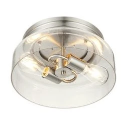 Budget ✨ Patriot Lighting® Belen Brushed Nickel 2-Light Flush Mount Ceiling Light 🤩 11 Budget ✨ Patriot Lighting® Belen Brushed Nickel 2-Light Flush Mount Ceiling Light 🤩 -Patriot Light Store 20720 A 1
