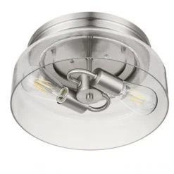 Budget ✨ Patriot Lighting® Belen Brushed Nickel 2-Light Flush Mount Ceiling Light 🤩 12 Budget ✨ Patriot Lighting® Belen Brushed Nickel 2-Light Flush Mount Ceiling Light 🤩 -Patriot Light Store 20720 B