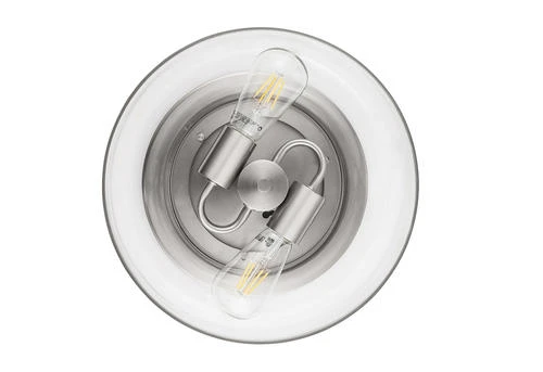 Budget ✨ Patriot Lighting® Belen Brushed Nickel 2-Light Flush Mount Ceiling Light 🤩 8 Budget ✨ Patriot Lighting® Belen Brushed Nickel 2-Light Flush Mount Ceiling Light 🤩 - Image 6