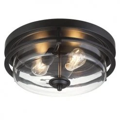 Wholesale 🛒 Patriot Lighting® Joska Matte Black 2-Light Flush Mount Ceiling Light 👍 15 Wholesale 🛒 Patriot Lighting® Joska Matte Black 2-Light Flush Mount Ceiling Light 👍 -Patriot Light Store 20732 3518635MASTER2