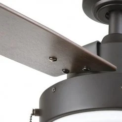 Best Sale 💯 Patriot Lighting® Joselynn 42" Bronze Indoor LED Ceiling Fan ⭐ -Patriot Light Store 20763 3550092 Bladeiron Closeup