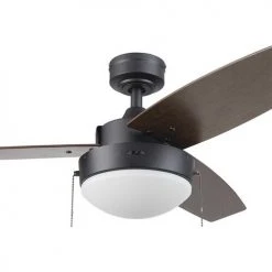 Best Sale 💯 Patriot Lighting® Joselynn 42" Bronze Indoor LED Ceiling Fan ⭐ -Patriot Light Store 20763 3550092 Closeup SideA