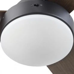 Best Sale 💯 Patriot Lighting® Joselynn 42" Bronze Indoor LED Ceiling Fan ⭐ -Patriot Light Store 20763 3550092 Lightkit Closeup