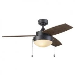 Best Sale 💯 Patriot Lighting® Joselynn 42" Bronze Indoor LED Ceiling Fan ⭐ -Patriot Light Store 20763 3550092 Persp2 LightOn A