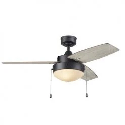 Best Sale 💯 Patriot Lighting® Joselynn 42" Bronze Indoor LED Ceiling Fan ⭐ -Patriot Light Store 20763 3550092 Persp2 LightOn B