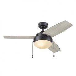 Best Sale 💯 Patriot Lighting® Joselynn 42" Bronze Indoor LED Ceiling Fan ⭐ -Patriot Light Store 20763 3550092 Persp3 LightOn B