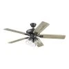 New 😉 Patriot Lighting™ Madeline 52" Matte Black Indoor LED Ceiling Fan 🌟 -Patriot Light Store 20768 3550111 MASTER