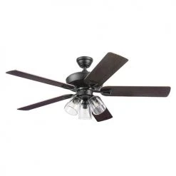 New 😉 Patriot Lighting™ Madeline 52" Matte Black Indoor LED Ceiling Fan 🌟 -Patriot Light Store 20768 3550111 MASTER2