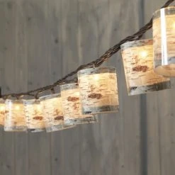 Wholesale ⌛ Patriot Lighting® 8' 10-Light Birch Bark String Light ⌛ 5 Wholesale ⌛ Patriot Lighting® 8' 10-Light Birch Bark String Light ⌛ -Patriot Light Store 2526280
