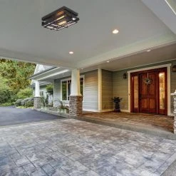 Top 10 💯 Patriot Lighting® Muller Bronze 2-Light Outdoor Flush Mount Ceiling Light ✔️ -Patriot Light Store 28055 013 L1