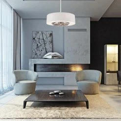 Wholesale 😍 Patriot Lighting™ Alain 23" Polished Nickel Fandelier 🤩 -Patriot Light Store 30003 019