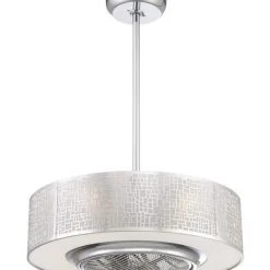 Deals ⭐ Patriot Lighting™ Hightowne II 24" Chrome LED Fandelier 👏 -Patriot Light Store 30996 MNDC