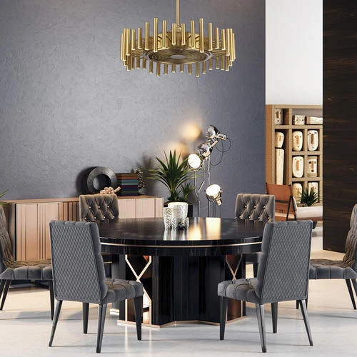 Best Pirce ⌛ Patriot Lighting™ Venise 30" Brushed Gold Fandelier ✔️ 5 Best Pirce ⌛ Patriot Lighting™ Venise 30" Brushed Gold Fandelier ✔️ - Image 3