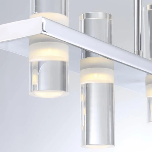 Cheap 🎁 Patriot Lighting® Netto Chrome Integrated LED Island Light ⌛ 4 Cheap 🎁 Patriot Lighting® Netto Chrome Integrated LED Island Light ⌛ - Image 2