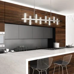 Cheap 🎁 Patriot Lighting® Netto Chrome Integrated LED Island Light ⌛ 7 Cheap 🎁 Patriot Lighting® Netto Chrome Integrated LED Island Light ⌛ -Patriot Light Store 33723 013 L1