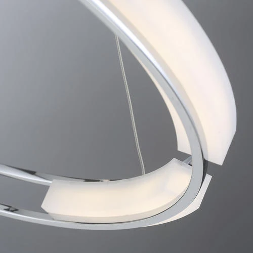 Deals ⭐ Patriot Lighting® Fanton Chrome Integrated LED Pendant 👏 4 Deals ⭐ Patriot Lighting® Fanton Chrome Integrated LED Pendant 👏 - Image 2