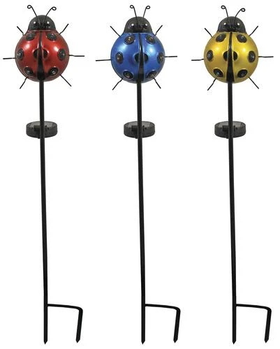 Cheap ⌛ Patriot Lighting® Solar Integrated LED Ladybug Garden Light - Assorted ❤️ 3 Cheap ⌛ Patriot Lighting® Solar Integrated LED Ladybug Garden Light - Assorted ❤️