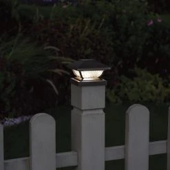 Coupon ✨ Patriot Lighting® Solar LED Lucy Bronze Post Cap Landscape Light 2-Pack 🔥 -Patriot Light Store 343 4527 scene on