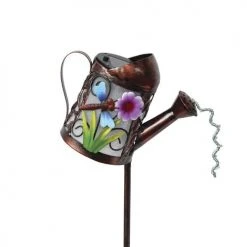 Buy 🛒 Patriot Lighting® Solar Integrated LED Watering Can Landscape Light - Assorted 🌟 -Patriot Light Store 343 9111 solar watering can dragonfly closeup