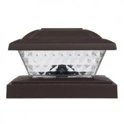 Cheap 👍 Patriot Lighting® Solar LED Melody Bronze Post Cap Landscape Light 4-Pack 😀 -Patriot Light Store 343 9133 off