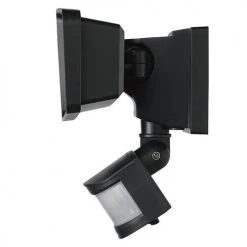 Flash Sale 🌟 Patriot Lighting® LED Solar Dual Head Motion Sensor Outdoor Security Flood Light 🧨 -Patriot Light Store 3432418 SideView