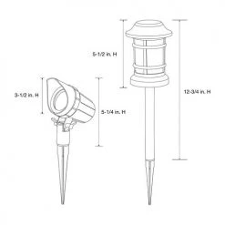 Brand new ❤️ Patriot Lighting® Loretto Low Voltage LED Landscape Light Set - 8 Pack 🎁 -Patriot Light Store 3434151 Alt11