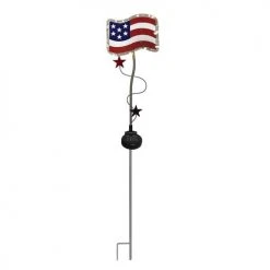 Wholesale 🛒 Patriot Lighting® Solar Intergrated LED Patriotic Flag/Star Landscape Light - Assorted 🤩 9 Wholesale 🛒 Patriot Lighting® Solar Intergrated LED Patriotic Flag/Star Landscape Light - Assorted 🤩 -Patriot Light Store 3436064 Flag On