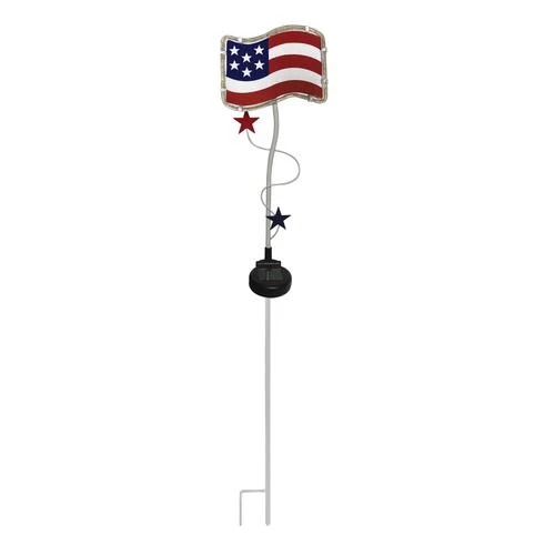 Wholesale 🛒 Patriot Lighting® Solar Intergrated LED Patriotic Flag/Star Landscape Light - Assorted 🤩 4 Wholesale 🛒 Patriot Lighting® Solar Intergrated LED Patriotic Flag/Star Landscape Light - Assorted 🤩 - Image 2