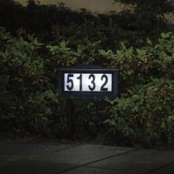 Best reviews of ✨ Patriot Lighting® Solar Integrated LED Address Sign Landscape Light ✔️ -Patriot Light Store 3436107 2scene