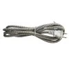 Cheapest 😍 Patriot Lighting® 8 Foot Gray Woven Fabric Lamp Cord With Plug 🌟 2 Cheapest 😍 Patriot Lighting® 8 Foot Gray Woven Fabric Lamp Cord With Plug 🌟 -Patriot Light Store 345 7049
