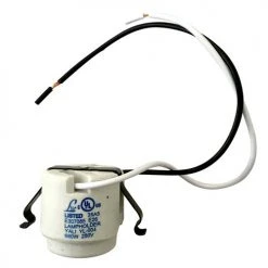 New 🎉 Patriot Lighting® Porcelain Snap-In Socket With Lead Wire 💯