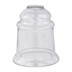 New ❤️ Patriot Lighting® Clear Bell Replacement Glass With 2-1/4" Fitter 😉