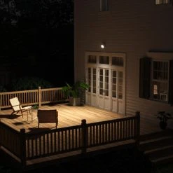 Best Sale 🎉 Patriot Lighting® Bronze LED Dusk-to-Dawn Outdoor Security Flood Light ❤️ -Patriot Light Store 34569437 Deck 5000K 7000LM