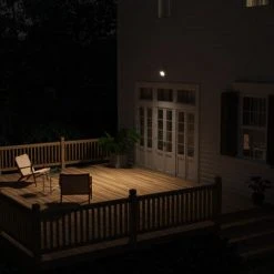 Best Sale 🎉 Patriot Lighting® Bronze LED Dusk-to-Dawn Outdoor Security Flood Light ❤️ -Patriot Light Store 34569437 Lifestyle Deck 5000K 2000LM