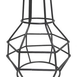 Brand new 🔔 Patriot Lighting® Black Geometric Cage Replacement Metal Shade With 2-1/4" Fitter 🌟