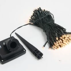 Outlet ❤️ Patriot Lighting® 52' 5-1/2" 150-Light Solar Powered Mini LED String Light 🎁 -Patriot Light Store 3461136 alt5