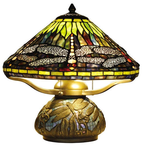 Deals ✔️ Patriot Lighting® Dragonfly Antique Bronze Tiffany Style Table Lamp 💯 4 Deals ✔️ Patriot Lighting® Dragonfly Antique Bronze Tiffany Style Table Lamp 💯 - Image 2