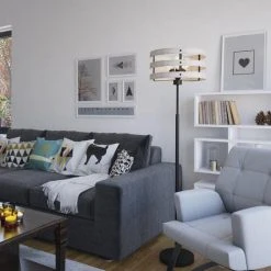 Deals ⌛ Patriot Lighting® Wolfsburg Floor Lamp ✨ -Patriot Light Store 3472426 Alt3