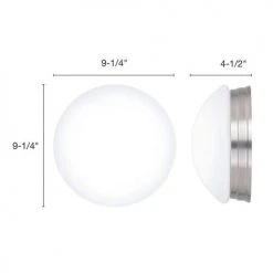 Best Pirce ❤️ Patriot Lighting® Brady II Brushed Nickel Integrated LED Flush Mount Ceiling Light 👏 13 Best Pirce ❤️ Patriot Lighting® Brady II Brushed Nickel Integrated LED Flush Mount Ceiling Light 👏 -Patriot Light Store 3482118 Alt3