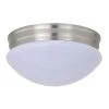 Best Pirce ❤️ Patriot Lighting® Brady II Brushed Nickel Integrated LED Flush Mount Ceiling Light 👏 -Patriot Light Store 3482118 Master