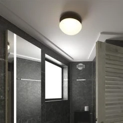 Best Pirce 👍 Patriot Lighting® Brady II Bronze Integrated LED Flush Mount Ceiling Light 🤩 -Patriot Light Store 3482119 Alt5