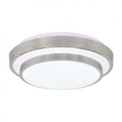 Cheapest ❤️ Patriot Lighting® Helos Satin Nickel LED Flush Mount Ceiling Light ✔️ -Patriot Light Store 3482120 Alt1